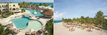 Dreams Tulum Resort & Spa, Main Pool and Preferred Club Beach