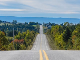 Driving through Quebec