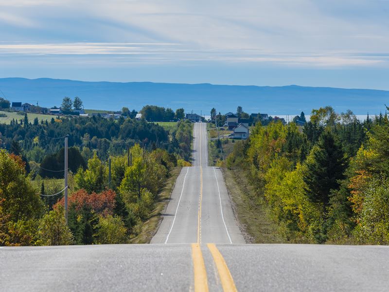 Driving through Quebec