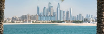 View of Dubai Marina skyline