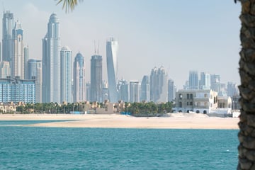 View of Dubai Marina skyline