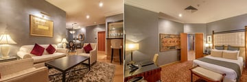 Duxton Hotel Perth, Presidential Suite Living Room and Bedroom