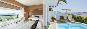 Bungalow on Sea Front and Bungalow Sea View with Private Pool at Eagles Palace