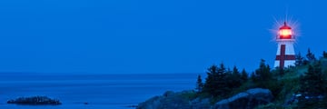 East Quoddy Head Lighthouse on Campobello in New Brunswick