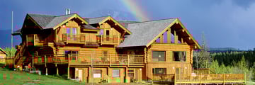 Rainbow Over Dove Lodge at Echo Valley Ranch & Spa