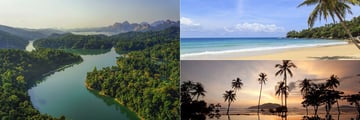 Elephant Hills Rainforest Camp, Karon Beach and The Vijitt Swimming Pool