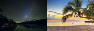 Elephant Hills Starry Night and a sun-kissed Khao Lak Beach