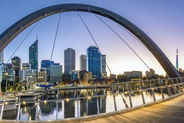 Elizabeth Quay Bridge, Perth