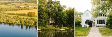 Stay on serene waterfront cottages at Elmhirst's Resort
