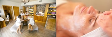 Indulge with a treatment onsite at The Spa at Elmhirst's Resort