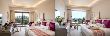 Double Room inland and sea views at Elysium