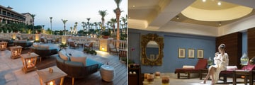 Sunset Terrace and Spa Relaxation Room at Elysium