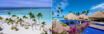 The beach and main pool at Emerald Maldives
