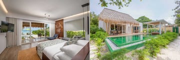 Beach Villa and Beach Villa with Pool at Emerald Maldives