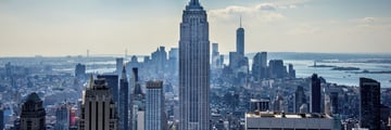 Manhattan skyline and the Empire State Building
