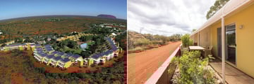 Emu Walk Apartments, Aerial View of Ayers Rock Resort and Exterior of Apartments