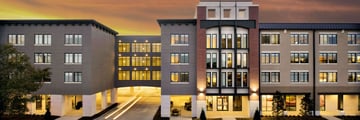 Epicurean Hotel, Exterior at Dusk