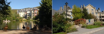 Les Suites de Tremblant - Ermitage du Lac, Exterior Overlooking Lake and Entrance