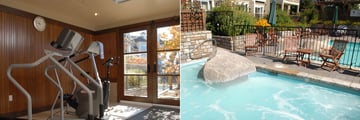 Les Suites de Tremblant - Ermitage du Lac, Fitness Room and Pool and Hot Tub
