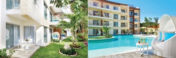 Deluxe Room and One Bedroom Swim-Up Residence at Essence at the Fives Beach