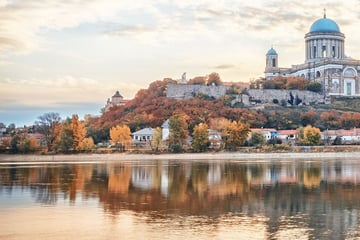 Esztergom, Hungary - a view from Danube River