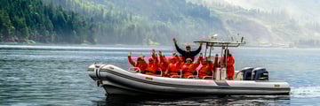 Zodiac adventures in British Columbia