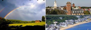 Stockbridge, Salem and Provincetown in Massachusetts