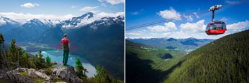 Exploring the mountains & landscapes in Whistler