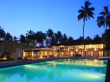 Exterior view of Avani Kalutara at night