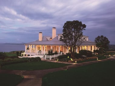 Exterior view of Kauri Cliffs