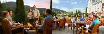 Fairmont Chateau Whistler, Mallard Lounge Terrace