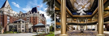 Fairmont Empress, Exterior of Hotel and the Lobby