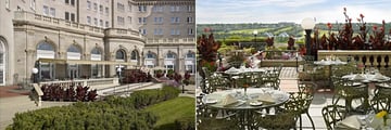 Fairmont Hotel MacDonald, River Valley Patio 