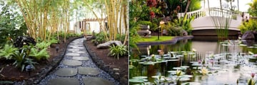 Bamboo Garden Path and Koi Pond at Fairmont Kea Lani Maui