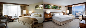 Fairmont Pacific Rim, Fairmont King Room and Deluxe Partial Harbour View