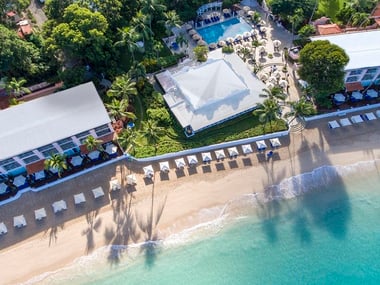 Aerial view of Fairmont Royal Pavilion