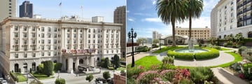 Fairmont San Francisco, Exterior and Roof Gardens