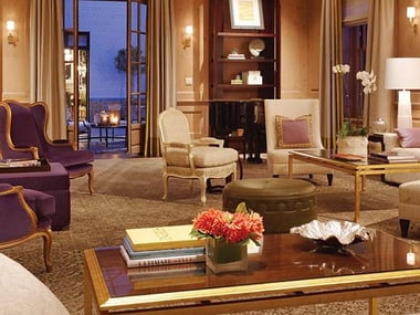 Penthouse Suite living area, Fairmont San Francisco