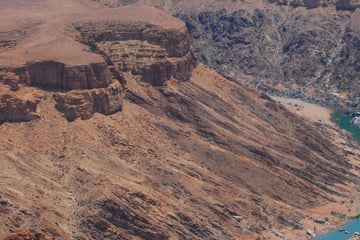 Aerial view of Fish River Canyon