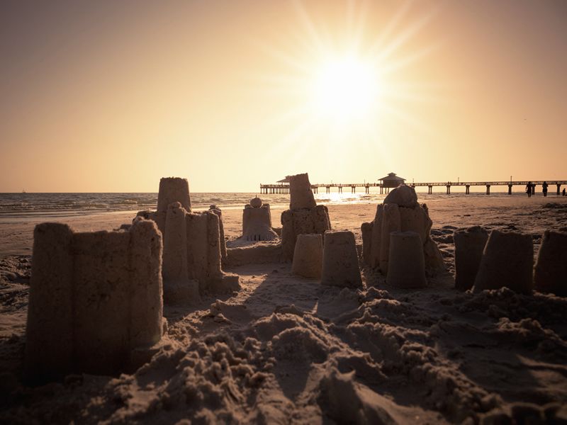Fort Myers sandcastles