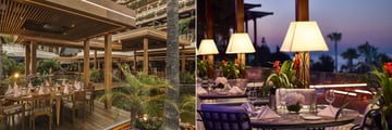 Tropical Restaurant and Vivaldi Terrace at Four Seasons, Cyprus