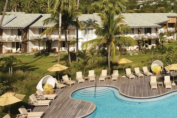 Four Seasons Resort Nevis, Aerial View of Resort and Pool