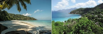 Four Seasons Resort Seychelles, Beach and Aerial View of Resort
