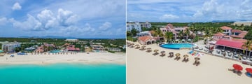 Aerial Views of Frangipani Beach Hotel
