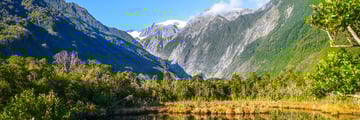 Franz Josef Glacier in the spring
