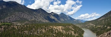 Fraser River in the Cariboo Mountains, Cariboo Chilcotin Coast