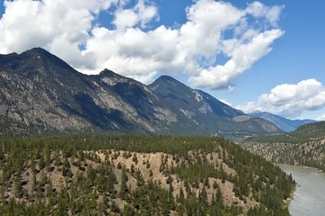 Fraser River in the Cariboo Mountains, Cariboo Chilcotin Coast