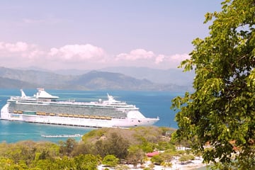 Freedom of the Seas sailing the Caribbean
