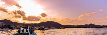 fujairah at sunset