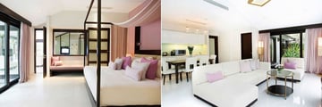 Fusion Maia Resort, Spa Villa Two Bedroom Master and Living Area